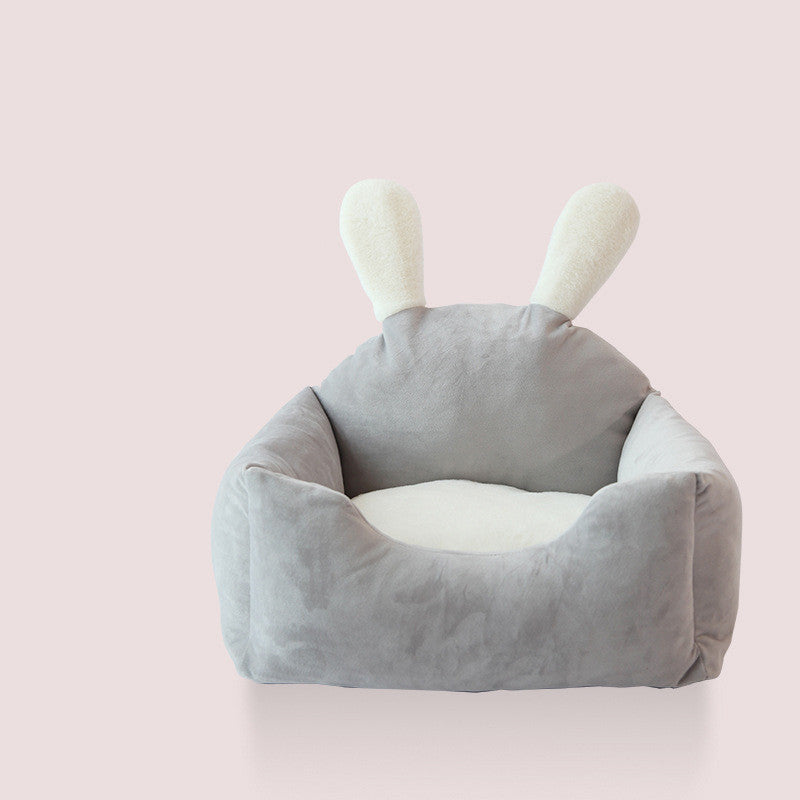 Universal Dog Bed with Washable Cushion for Pets